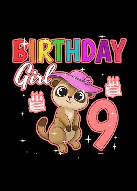 Birthday Girl 9 Meerkat