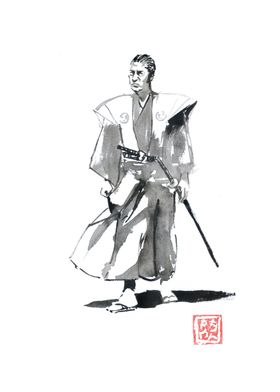 walking samurai