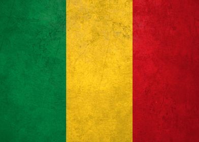 Flag of Mali on Wall