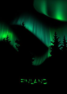 Finland Northern lights 