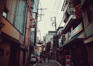 Narrow streets of Yokohama