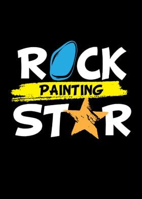 Rock Painting Star