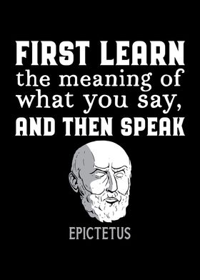 Stoic Epictetus Quote