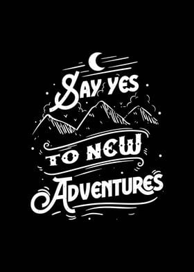 adventures lettering