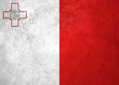 Flag of Malta on Wall