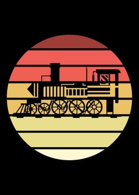 Locomotive Retro Vintage