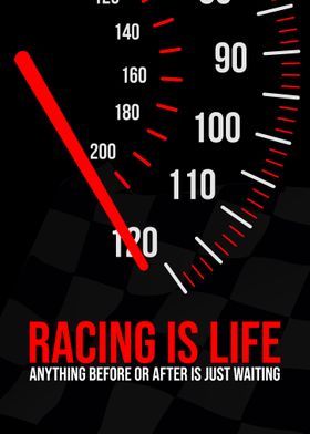 Car Racing Wall Art Decor