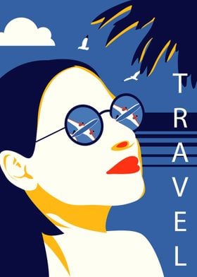 retro travel posters