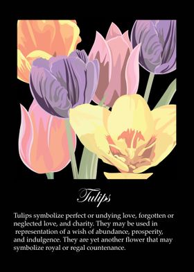 Tulips poster