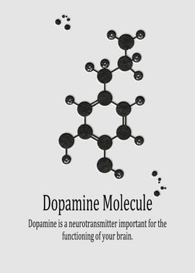 Dopamine Molecule 