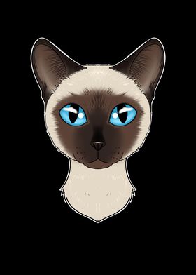 Cat Lover I Siamese Cat