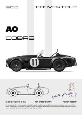 AC Cobra' Poster Basues | Displate