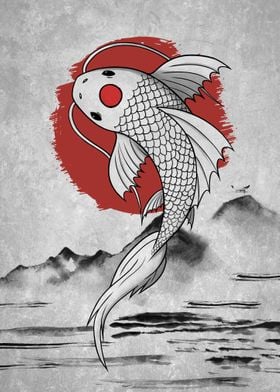 Japanese Art Japan Fish