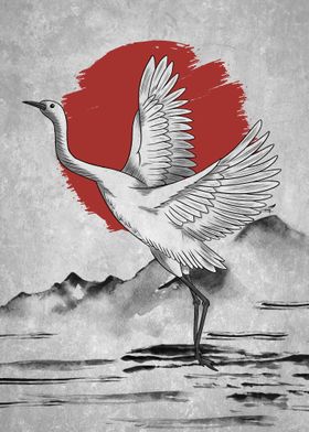 Japanese Art Japan Bird