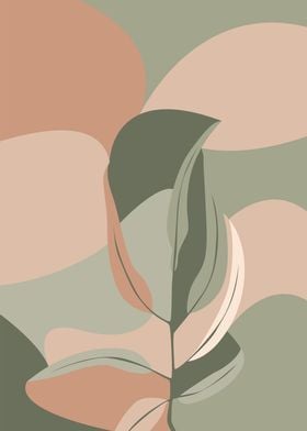 abstract leaves