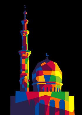 muslim mosque popart