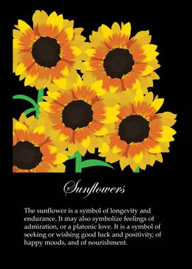 Sunflowers poster