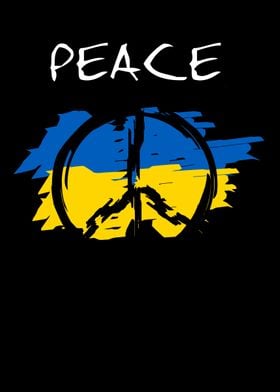 peace logo with ukraine fl