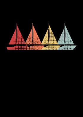 Sailing Boat Retro