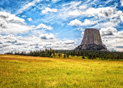 Devils Tower in Wyoming