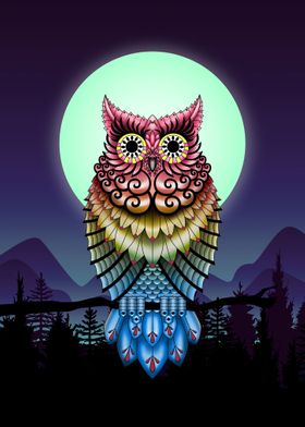 Full Moon Owl