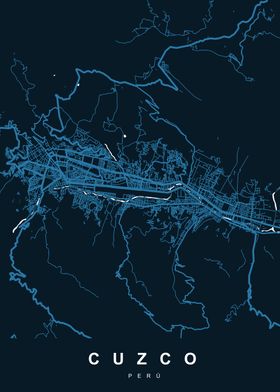 CUZCO Map PERU