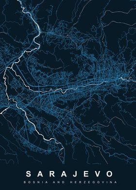 SARAJEVO Map