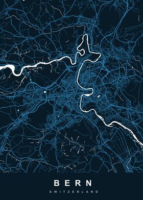 BERN Map SWITZERLAND