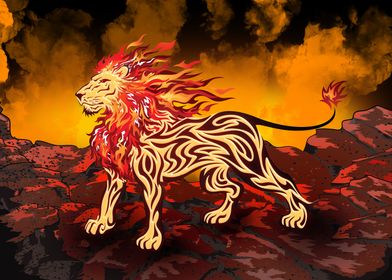 Fiery Lion