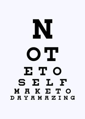 eye test quotes poster