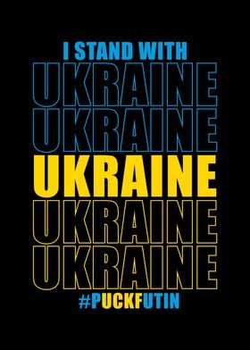 I stand with Ukraine Futin