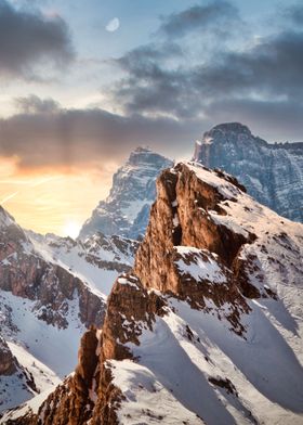 mountain sunset