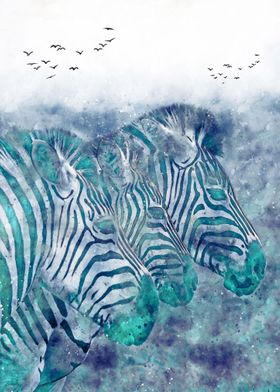 Zebra Watercolor