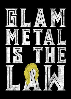 Wig GLAM METAL IS THE LAW