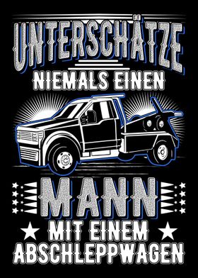 Abschleppwagen Alter Mann 