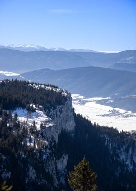 Valley in the Alps