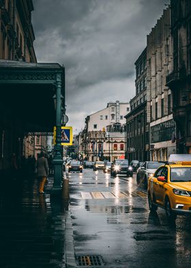 street after the rain