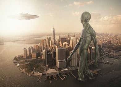 Space Fantasy Alien NYC