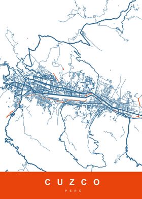 CUZCO Map PERU