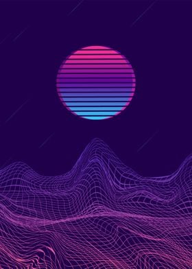 minimal synthwave night