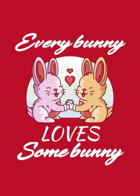 Bunny Couple Love Pun