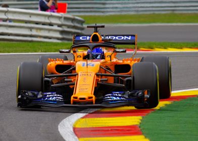 Alonso McLaren Belgian GP
