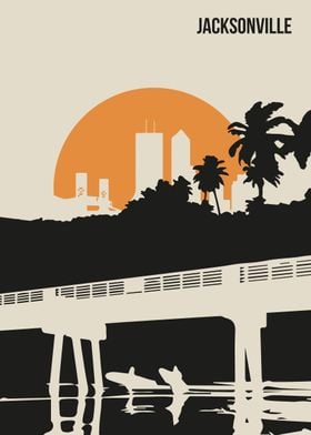 Jacksonville Florida Print