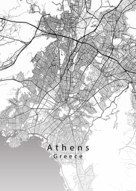 Athens City Map