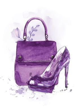 Purple Bag Shoes