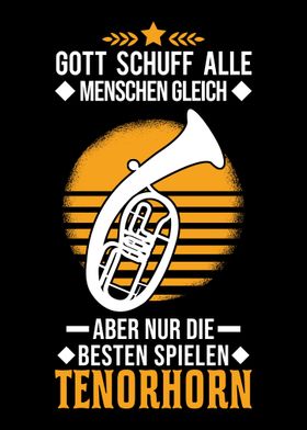 Tenorhorn Tenorhornist Ten