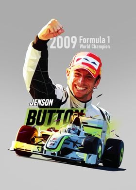 Low Poly Jenson Button