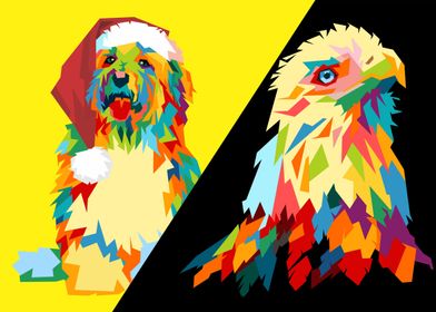 animal pop art