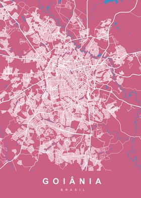 GOIANIA Map BRASIL 