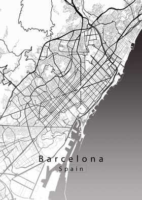 Barcelona City Map